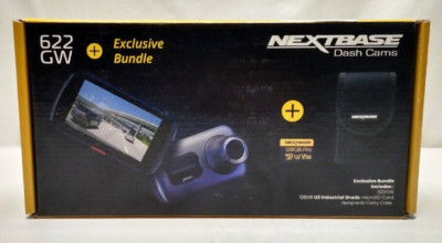 Nextbase 622GW Dash Cam Ultra High-Definition Automatic Recording New/Damagd Box