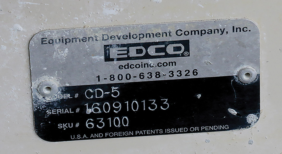 Used Edco CD-5 Pneumatic Scabbler