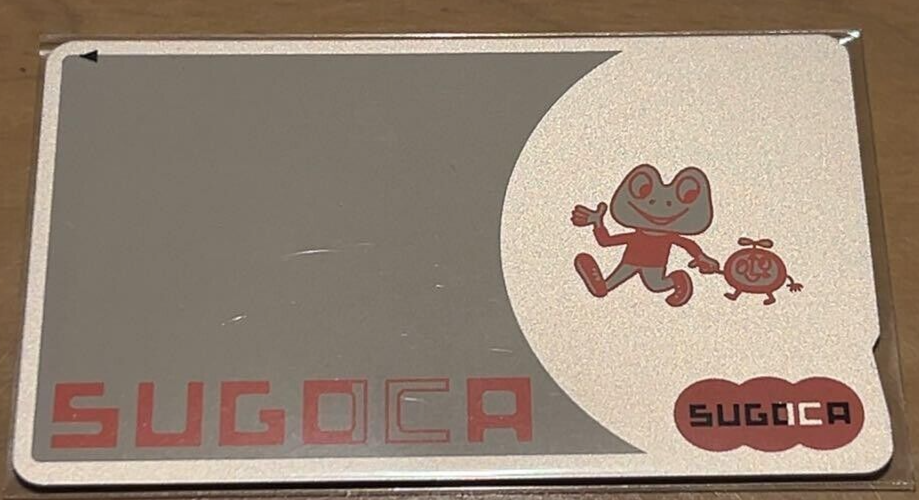 SUGOCA Prepaid Transportation IC card Suica Platypus JR