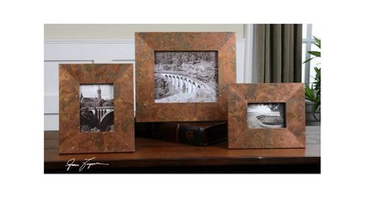 3-Pc Photo Frame in Copper [ID 3185823]