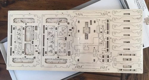 New UGEARS Tram on Rails Mechanical Wooden Model 3D Puzzle Series 70