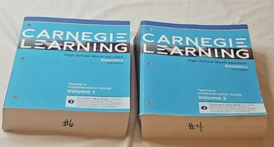 Carnegie Learning Geometry 1st Edition Teacher's Implementation Guide 2 Vol Set