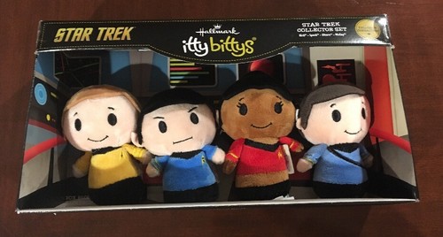 Star Trek Plush Figures 50th Anniversary Collectors Set Hallmark Itty Bittys
