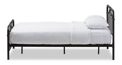 Platform Bed in Antique Bronze Finish [ID 3474053]