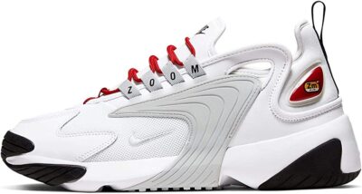 

Женские кроссовки Nike Zoom 2K белые/чистая платина-спортивный красный (AO0354 107), White/pure platinum-gym red
