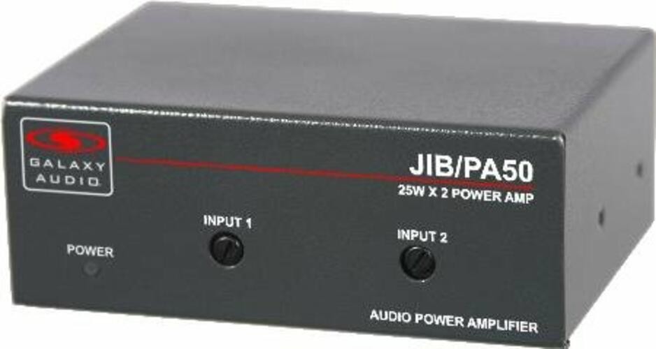 Galaxy Audio Compact Power Amplifier 25W RMS X 2CH (JIBPA50)