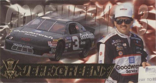 1995 Press Pass Optima XL - Jeff Green #27