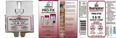 Brampton Epoxy PRO-FIX 5&15 Quick Cure - Golf Club Repair  