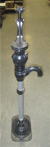 Well Water Pump Cast Iron Cistern Pitcher Windmill Garden Rustic Farm Black ci