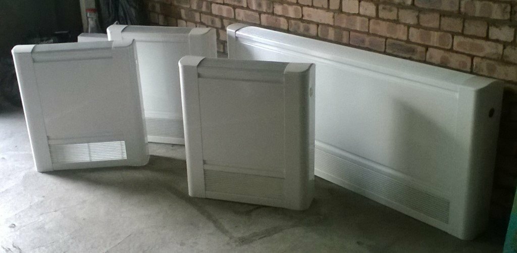 4 X WHITE METAL RADIATOR COVERS. in Liberton, Edinburgh Gumtree