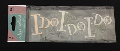 EK Success Jolee s Boutique  I DO I DO I DO  3-D Stickers. New.