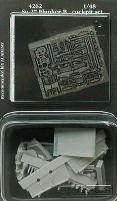 AIRES HOBBY 1/48 SU27 FLANKER B COCKPIT SET FOR ACY 4262