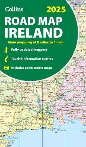 2025 Collins Road Map Of Ireland (map) Collins Road Atlas