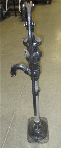 Well Water Pump Cast Iron Cistern Pitcher Windmill Garden Rustic Farm Black ci