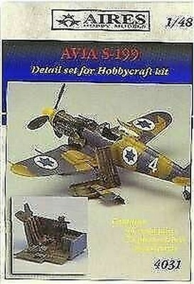 Aires Hobby 1/48 Avia S199 Set Dettagli per Hcc D 4031