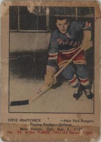 1951-52 Parkhurst - Stephen Kraftcheck #92