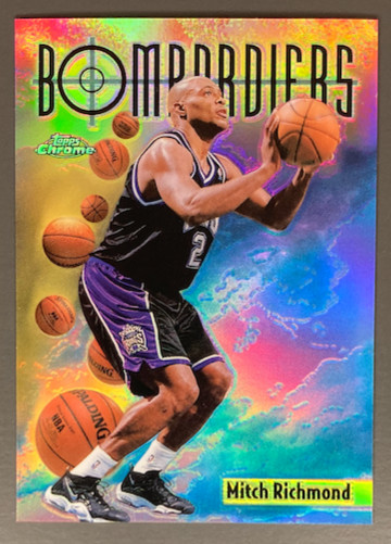 Mitch Richmond 1998-99 Topps Chrome Bombardiers Refractor - Sb7
