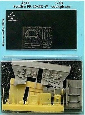 AIRES HOBBY 1/48 SEAFIRE FR46/FR47 COCKPIT SET FOR ARX D 4311