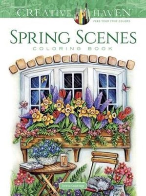 Teresa Goodridge Creative Haven Spring Scenes Coloring Book (Paperback)