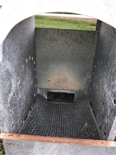 Vintage Galvanized Metal Nesting Box, 2 Hole, Farmhouse Decor, Hen Chicken Coop