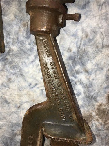 Peck Stowe & Wilcox Pexto Crimper Bead Roller Tinsmith Sheet Metal Vintage