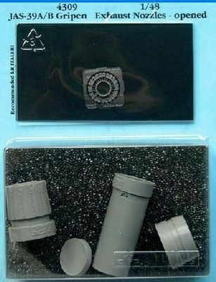 AIRES HOBBY 1/48 JAS39A/B GRIPEN EXHAUST NOZZLES OPENED FOR ITA D 4309