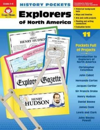 History Pockets: Explorers Of North America, Grade 4 - 6 Teacher Resourc (Poche)