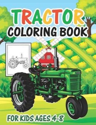 Truck Funn Publishing Truck f Tractor Coloring Book for (Paperback) (UK IMPORT)