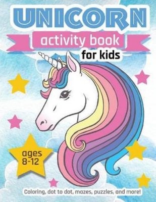Zone365 Creative Journals Unicorn Activity Book For Kids Ages 8-12 (Paperback)