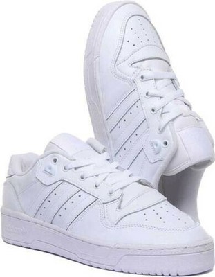 Adidas Rivalry Niedrig Herren Leder Turnschuhe Weiß Größe UK 6 12