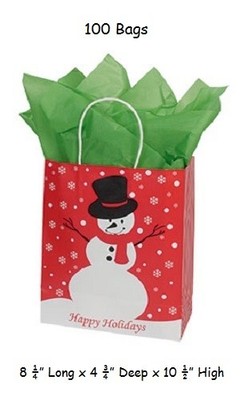 Paper Shopping Bags 100 Light Blue Gift Merchandise 8 X 4 X 10 Cub Gift Bags Home Garden Worldenergy Ae