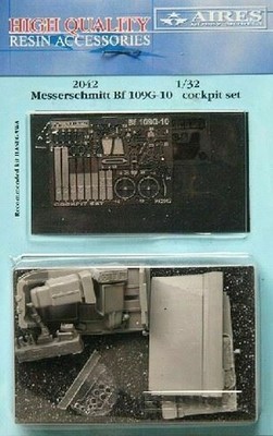 AIRES HOBBY 1/32 BF109G10 COCKPIT SET FOR HSG 2042