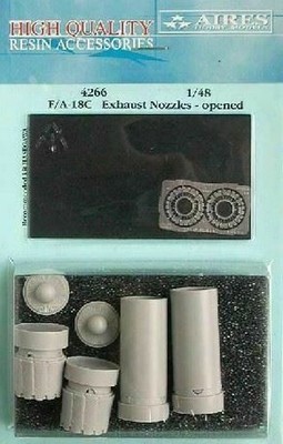 AIRES HOBBY 1/48 F/A18C EXHAUST NOZZLES OPENED FOR HSG D 4266