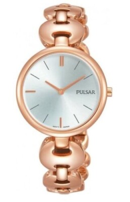 Pulsar Ladies PVD Rose Gold Plated Bracelet Watch PM2268X1 PNP