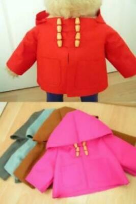 REPLACEMENT DUFFLE COAT FOR AN 18" GABRIELLE PADDINGTON INCLUDES PRINTED LABEL