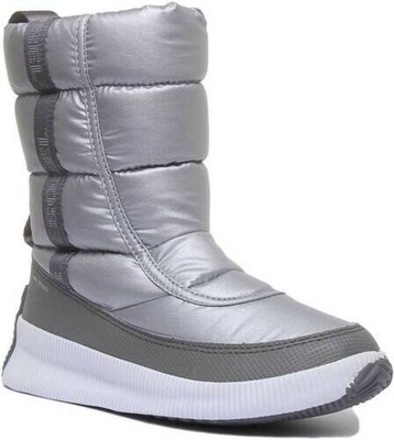 SOREL SOREL OUT' ABOUT DAMEN WASSERDICHTE BAUSCHIG WINTERSTIEFEL SILBER UK GRÖSSE 3 - 8
