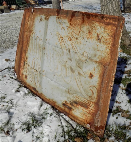 57 x 33 Hamms Beer Sign Vintage Embossed Metal Advertising Pub Bar Decor Mancave