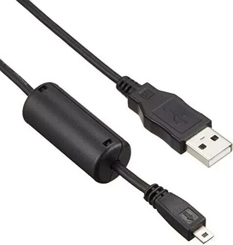 Usb Cable For Digital Panasonic Lumix Camera.Dmc-Ps8, Fs15 & Fs20. L1.2m. BlackÂ 