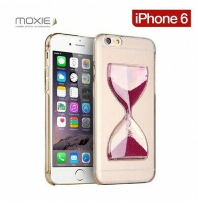 Crystal Silicone Moxie TPU Hourglass Liquid iPhone 6 6S Rose