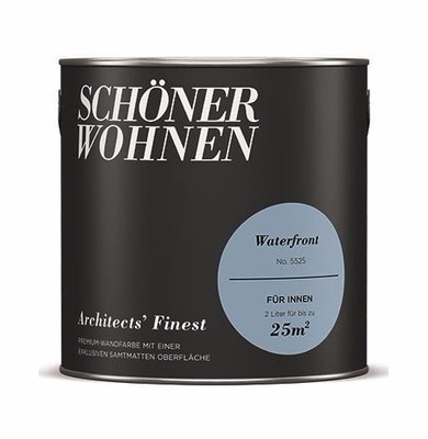 Schöner Wohnen Designfarbe Wandfarbe Sanftes Seidengrau Nr.5 NEU 2,5 L