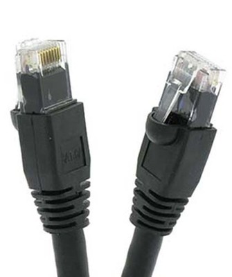 1-50FT Cat6A Network Ethernet Modem Molded Patch UTP Cable Gold Plated RJ45 LOT