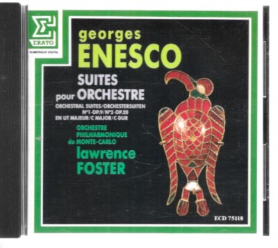 GEORGES ENESCO (CD) SUITES POUR ORCHESTRE (LAWRENCE FOSTER) UNPLAYED  Near Mint