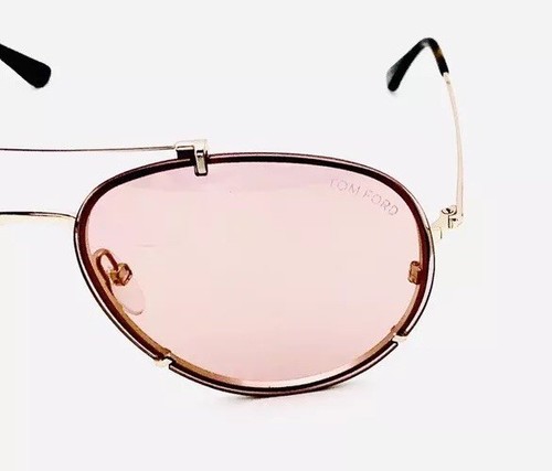 Pre-owned Tom Ford Sunglasses Tf 527 28z Dickon Gold 61•14•145 With Case In Pink