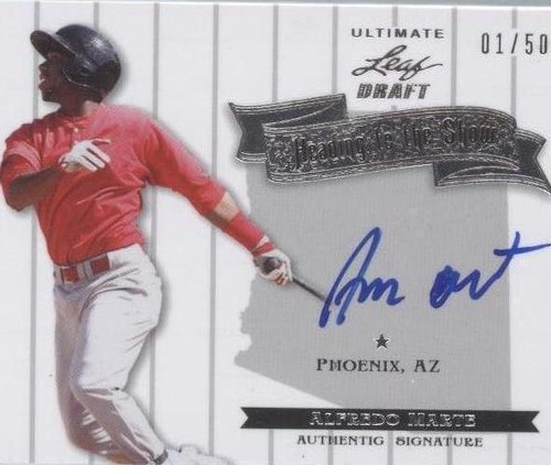 2012 Leaf Ultimate Draft - Alfredo Marte #HS-AM1
