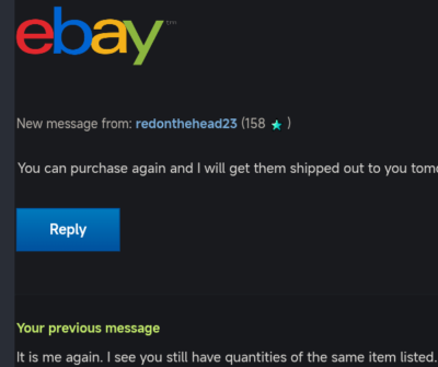 Item photo(s) from verified buyer