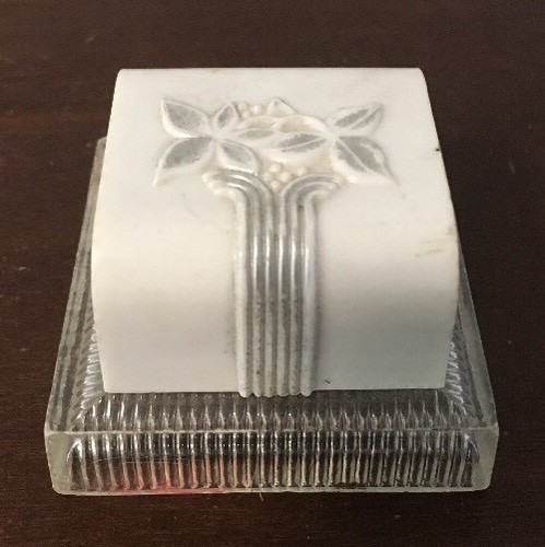 Vintage 1950s Plastic Ring Box - Kennedy’s Jewelers Nacogdoches, Texas