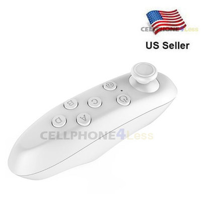 Wireless Bluetooth Mini Gamepad Mouse Remote Controller Joystick - White
