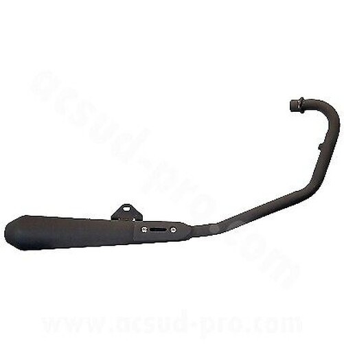 Silencieux Pot D'ÃChappement Complet Ouvert Pour Et Noir Mat Scrambler Am64 125