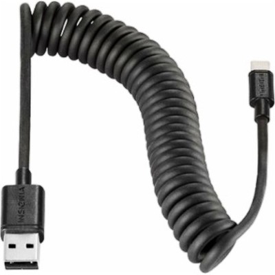 Insignia Apple MFi Certified 6'  Coiled Charge-and-Sync USB to Lightning Cable 