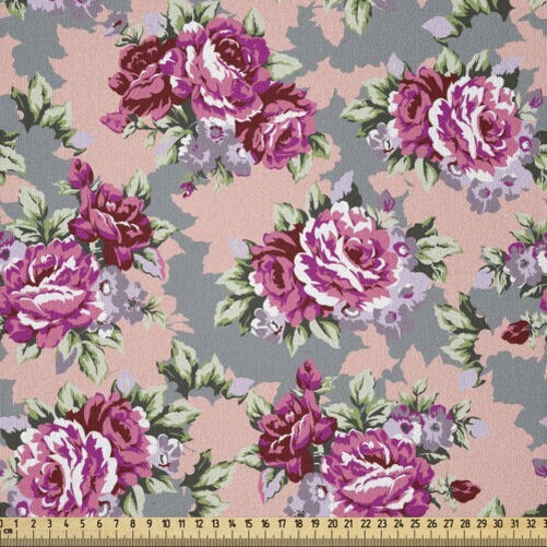 Pivoine Microfibre Tissu Que Article Au MÃ¨Tre Modernisierte Lumineux Fleurs